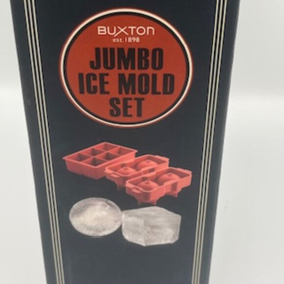 NEW Buxton Jumbo Ice Mold Set Cubes And Spheres - Picture 3 of 11